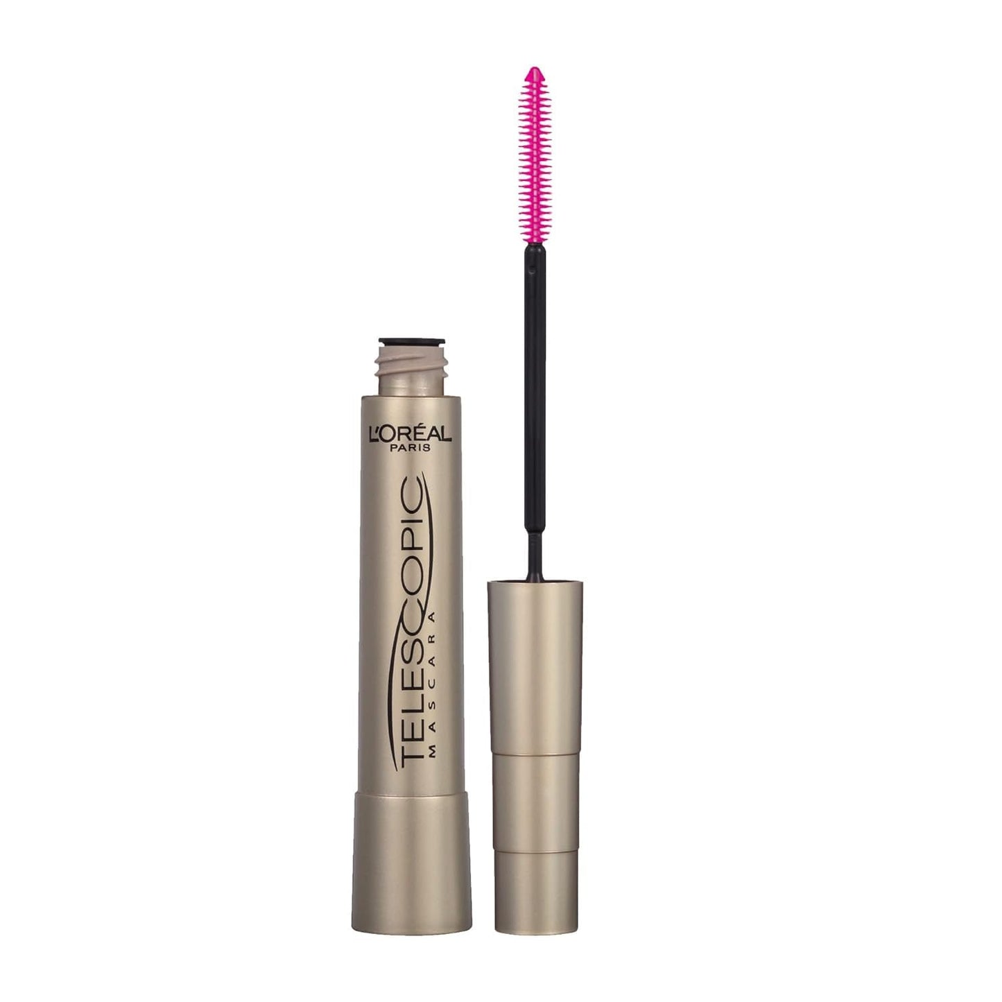 L’Oreal Paris Telescopic Mascara - Volume & Length Formula, Washable, Blackest Black | 0.27 Fl Oz