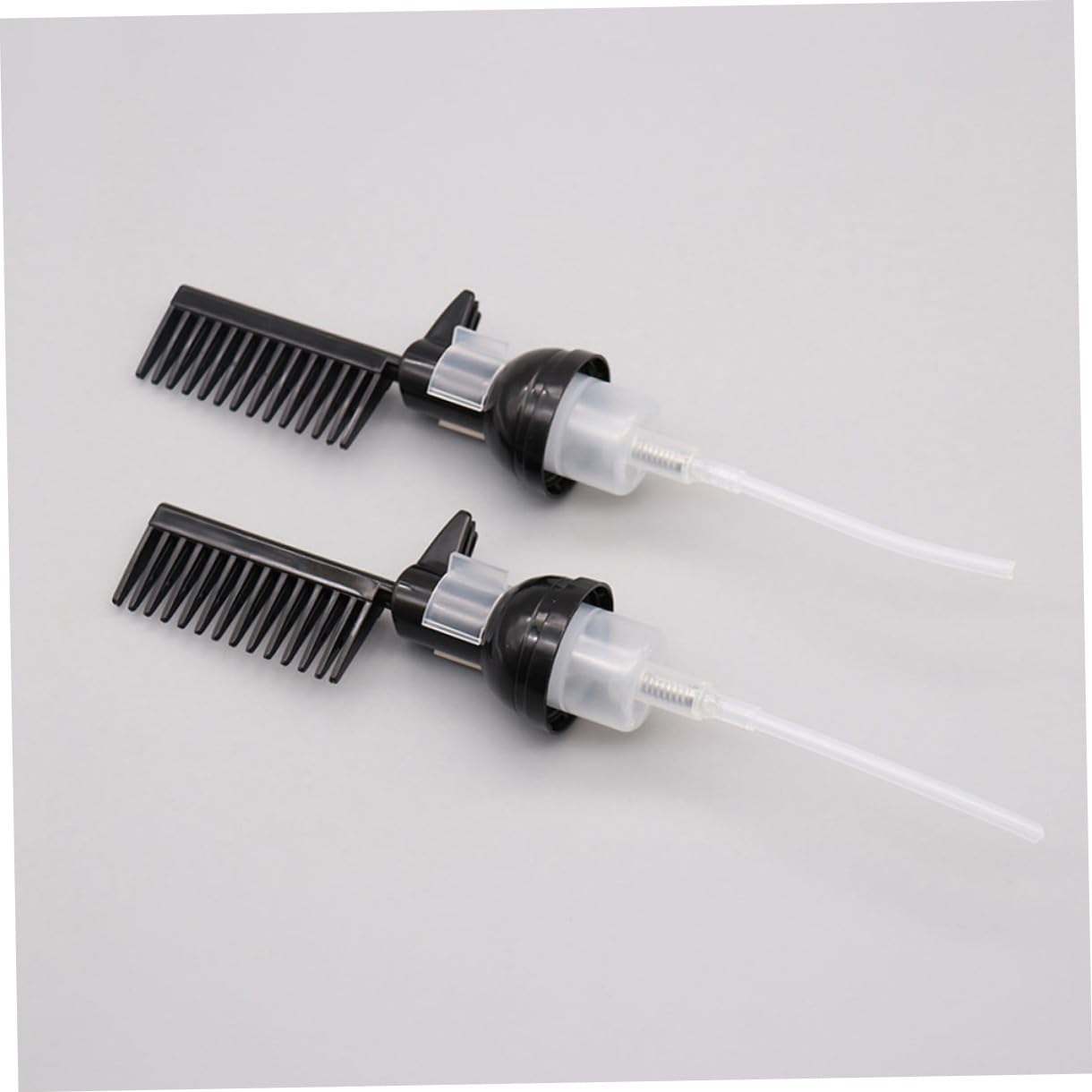 Beaupretty Hair Dye Comb Bottles Set 2pcs Root Comb Applicator Bottles 200ml for Coloring Easy to Use Random