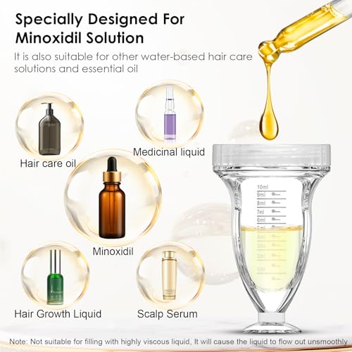 Scalp Applicator Comb for Minoxidil & Oils - 10ml Precision Tool (1PCS)