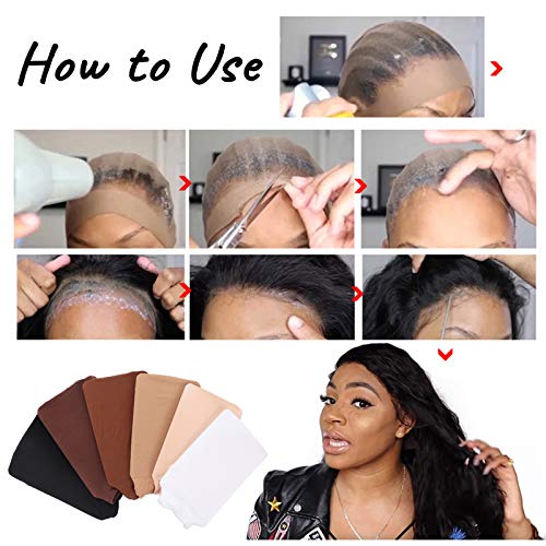 24 Pcs White Nylon Wig Caps - Stretchy Wig Accessories (12 Pack)