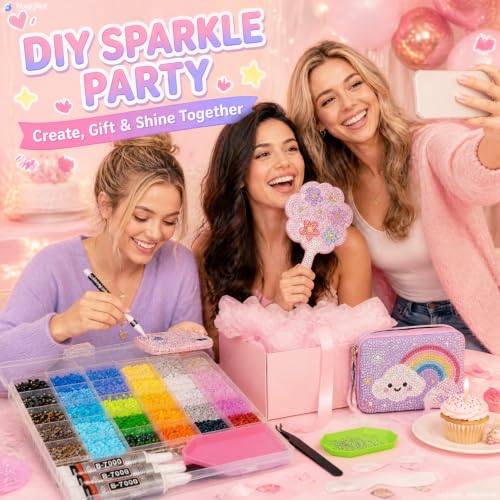42,000 pcs Bedazzling Kit with 30 Colors & B7000 Adhesive
