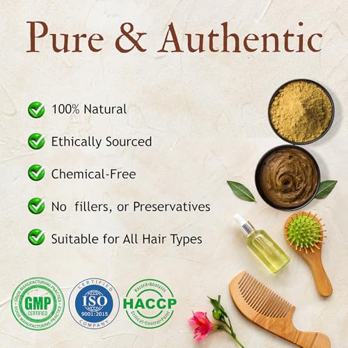 Hebhac Herbs 17-Herb Hair Growth Powder - Natural Hair Care Mask (7 oz)