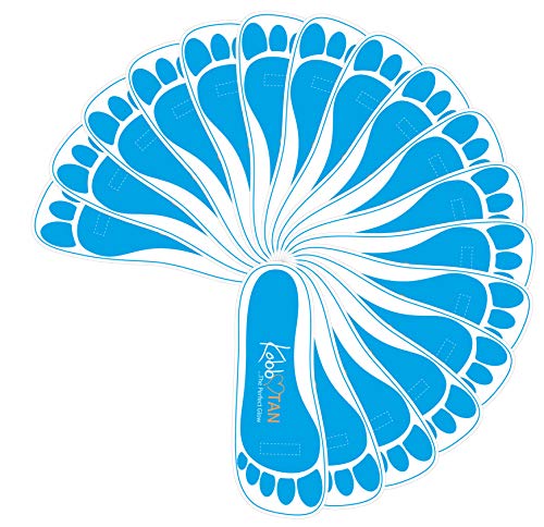 KOBBTAN 60 Pairs Disposable Spray Tan Feet Pads - Non-Slip Protection