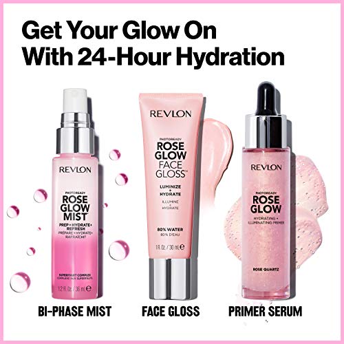 Revlon PhotoReady Rose Glow Face Primer - Hydrating Makeup Base