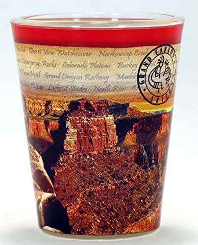 Grand Canyon Arizona Souvenir Shot Glass - 2.25" Tall