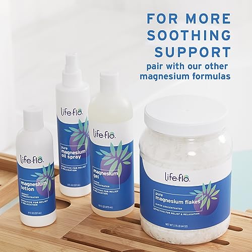 LIFE-FLO Magnesium Body Wash with Peppermint & Rosemary Oil, 16oz
