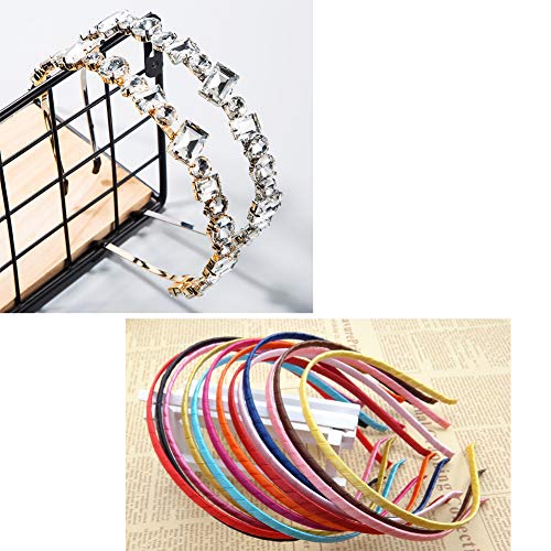 15 Pcs Metal Headband Frames for DIY Hair Accessories and Crafts