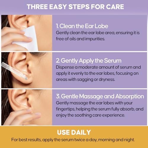 Florvyn Rejuvenating Ear Lobe Serum for Stretched Earlobes