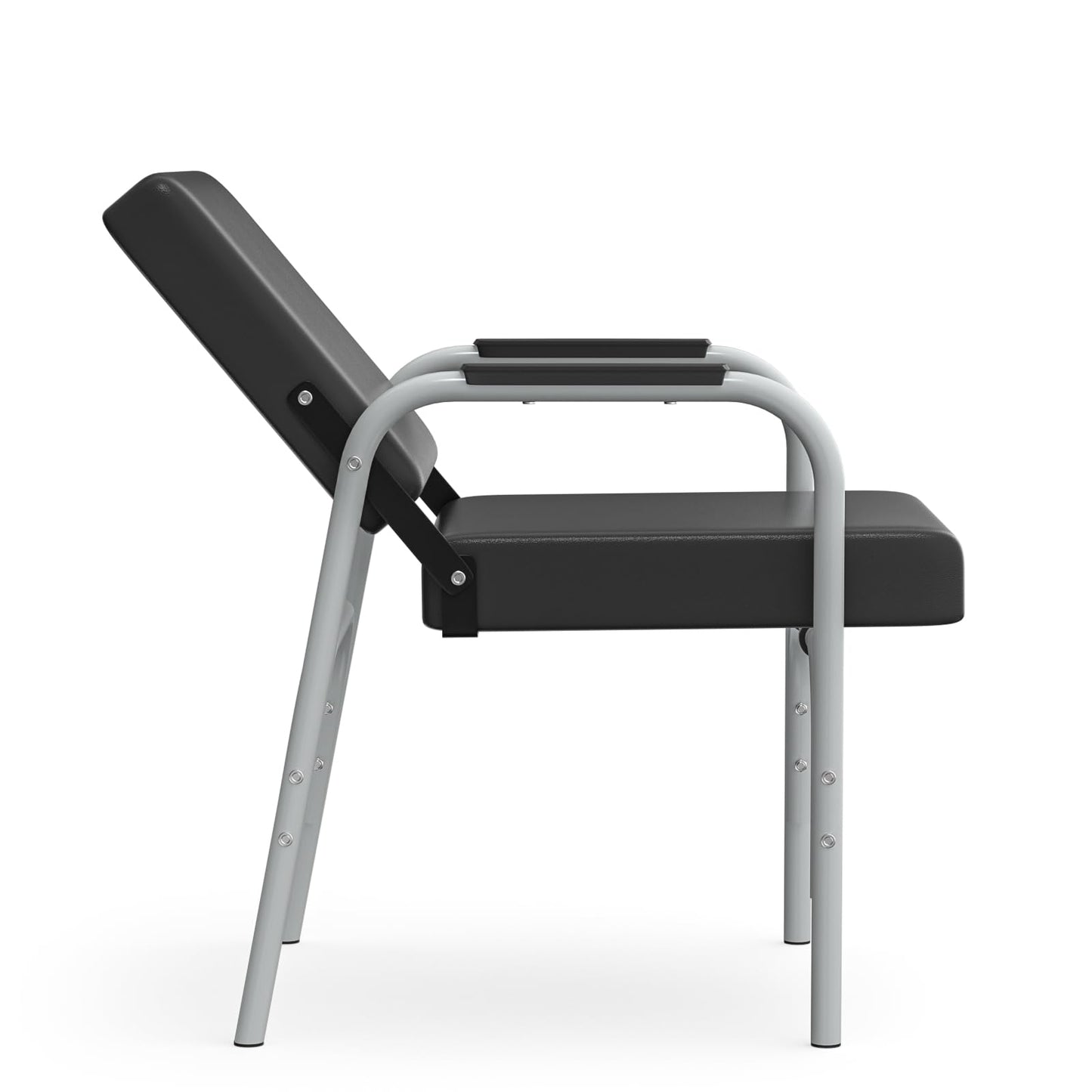 FreSup Auto-Recline Shampoo Chair, Portable Shampoo Bowl Chair for Salon with 300lbs Weight Capacity Tilted Backrest for Hair Stylists, Home Use, Cosmetologists& Beuaty SPA(Grey)