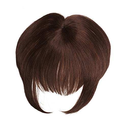Vivica A. Fox Clip-In Hair Crown & Bangs for Women - Light Gray, Heat Resistant, 0.9oz