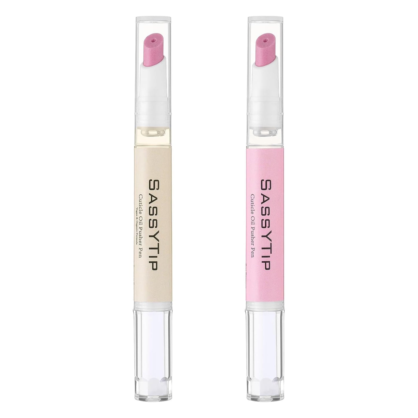 Ceramic Cuticle Pusher & Oil Pen - Gentle Cuticle Remover for Dry Nails | 2ml Lavender & Fragrance-Free