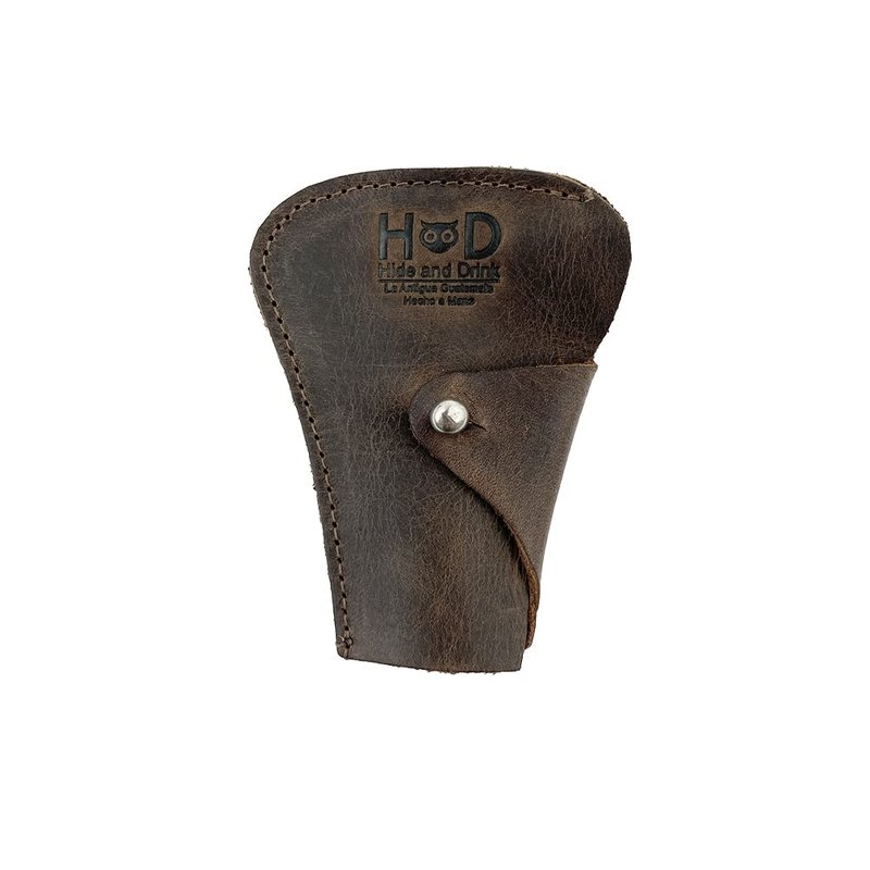 Hide & Drink, Razor Cover, Protective Case, Barber Essentials, Handmade from Full Grain Leather