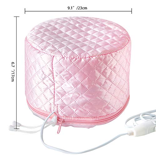 Yomagine Pink Hair Heat Treatment Cap for Deep Conditioning
