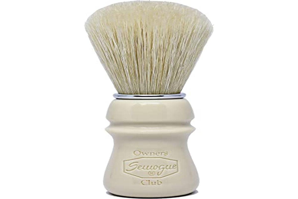 Semogue SOC Premium Ivory SOC Bristle Shaving Brush, Single, Standard