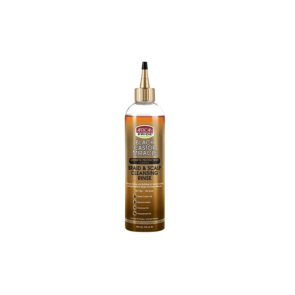 African Pride Black Castor Cleansing Rinse 12 oz