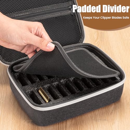 Noverlife Hairdressing Blade Holder Case for 20 Metal Clipper Guards – Variation: Hairdressing Blads Bag