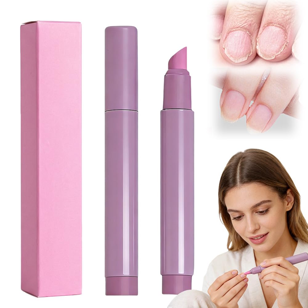Cuticle Treatment Pen - 3-in-1 Nail Care Remover & Pusher with Ceramic Tip | Purple
