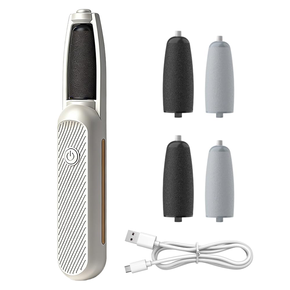 3 Pro Callus Remover, Electric Foot File Hard Skin Remover, Rechargeable Portable Electronic Foot File Pedicure Tools, Electric Callus Removers for Feet & Hands, Smooth Pedicure (Top Subsidy)