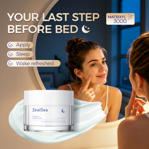 ZealSea Overnight Face Mask - Anti-Aging Moisturizer 1.7oz