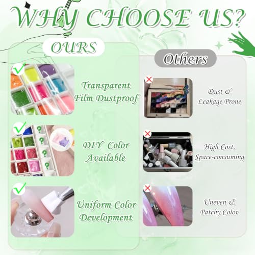 18-Color Gradient Gel Nail Polish Palette Kit for Ombre Nail Art