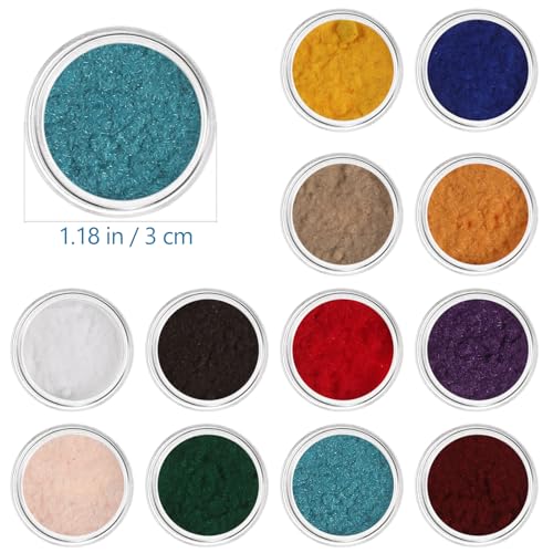 Flocking Velvet Nail Art Powder - 2 Sets of 12 Colors