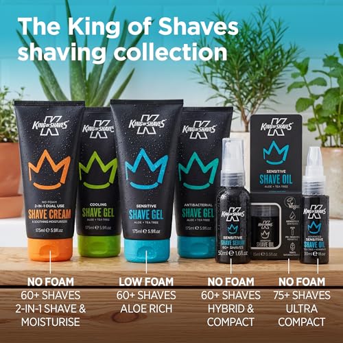 King of Shaves Sensitive Shaving Gel - Low Foam, 5.92 fl oz