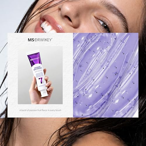 MSDRWIKEY 7-Pro Deep Whitening Toothpaste - Fluoride-Free Mint Formula