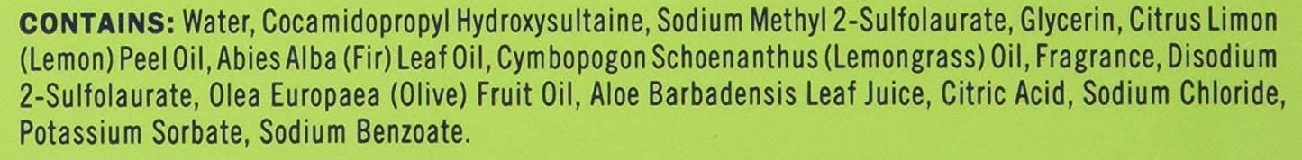 Hydrating Hand Soap Refill in Refreshing Lemon Verbena Scent for any Soap Dispenser for Bathroom & Kitchen Liquid Soap w/ Essential Oils for Hand Wash Products, 33 Fl OZ Per Bottle, 5 Bottles