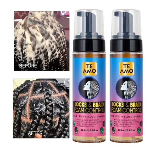 Te Amo Braid & Loc Foam Control - Long-Lasting Hair Styling Mousse