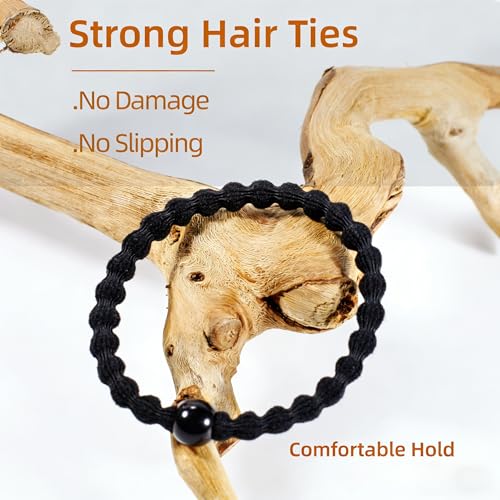 Large Hair Ties for Men and Women,Girls,Boys, Thick Heavy Hair,12pcs