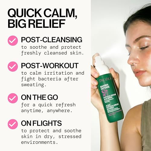 Pacifica Hypochlorous Acid Spray for Redness & Acne Relief
