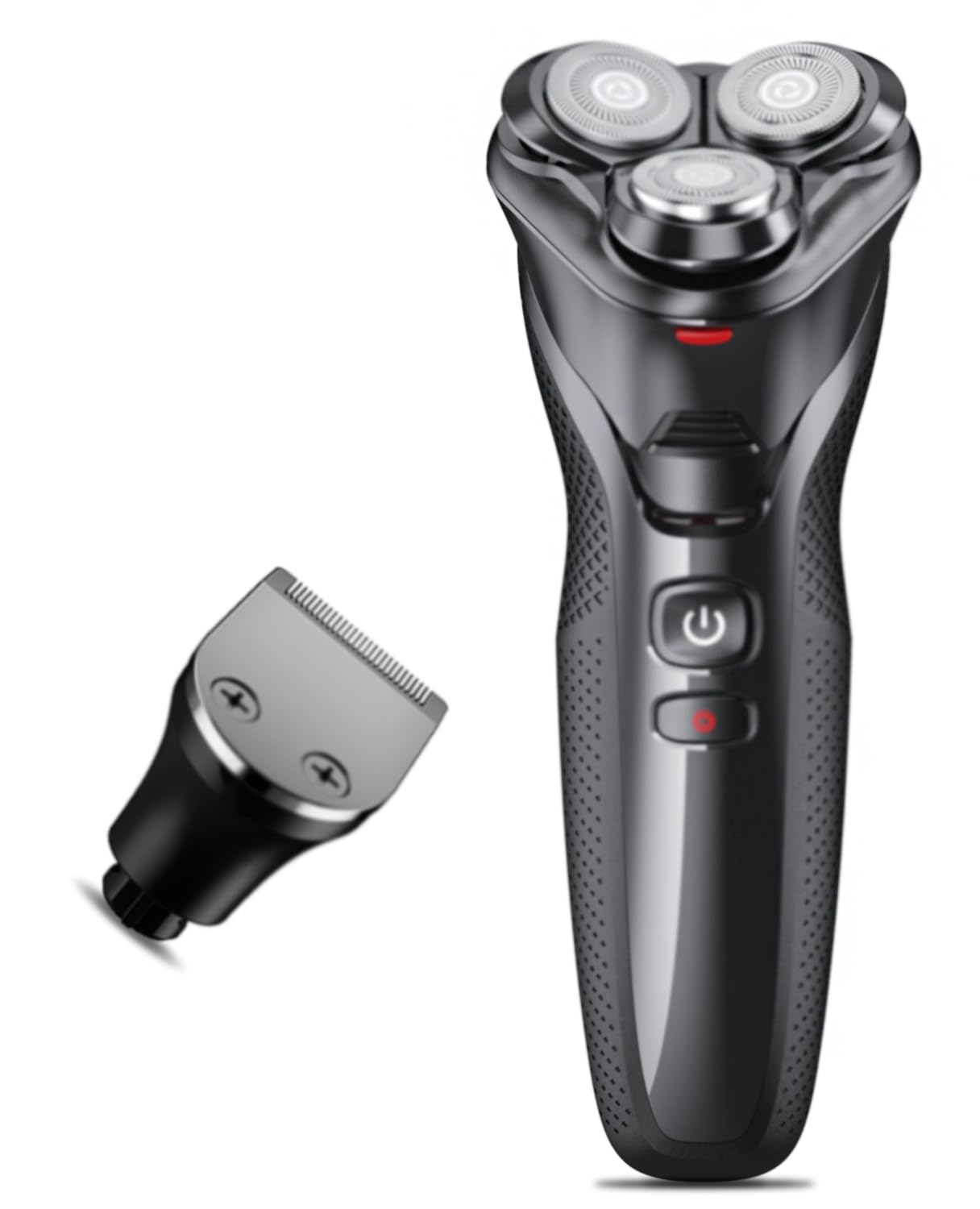 rategist 𝟑-𝐢𝐧-𝟏 Electric Razor for Men: IPX7 Waterproof Electric Shavers for Men - Turbo Speed Travel Kit for Beard Nose Sideburns,Elegant Black