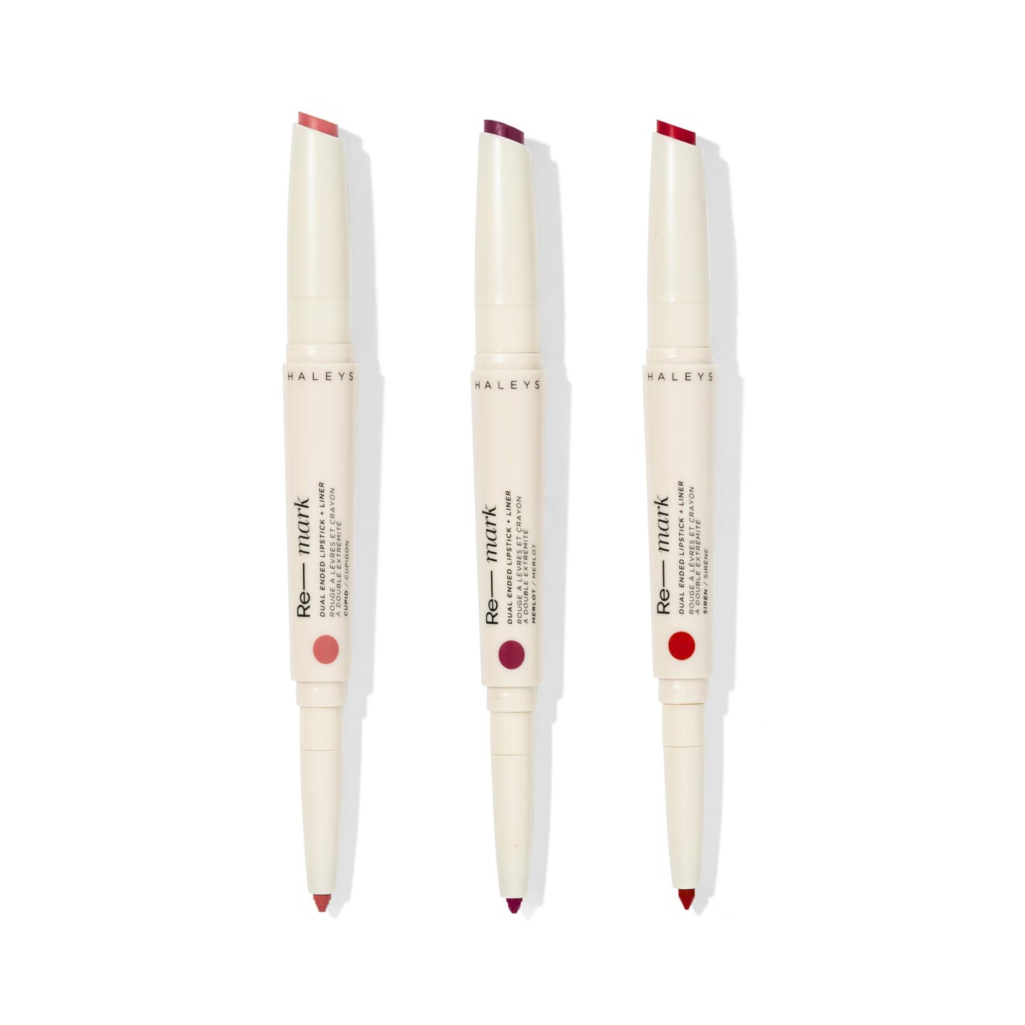 HALEYS Re-mark Dual Ended 2-in-1 Lipstick & Liner (Cupid), Nude Pink Lip Combo Sets, Creamy Matte Moisturizing Lipstick for Women, Precision Lip Liner, Expertly Paired Lip Liner and Lip Stick Combo
