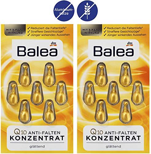 Balea Anti-Wrinkle Oil Concentrate - 35 Applications with Q10 & Ginseng