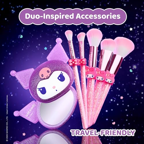 wet n wild My Melody & Kuromi 5-Piece Makeup Brush Set - Multicolor