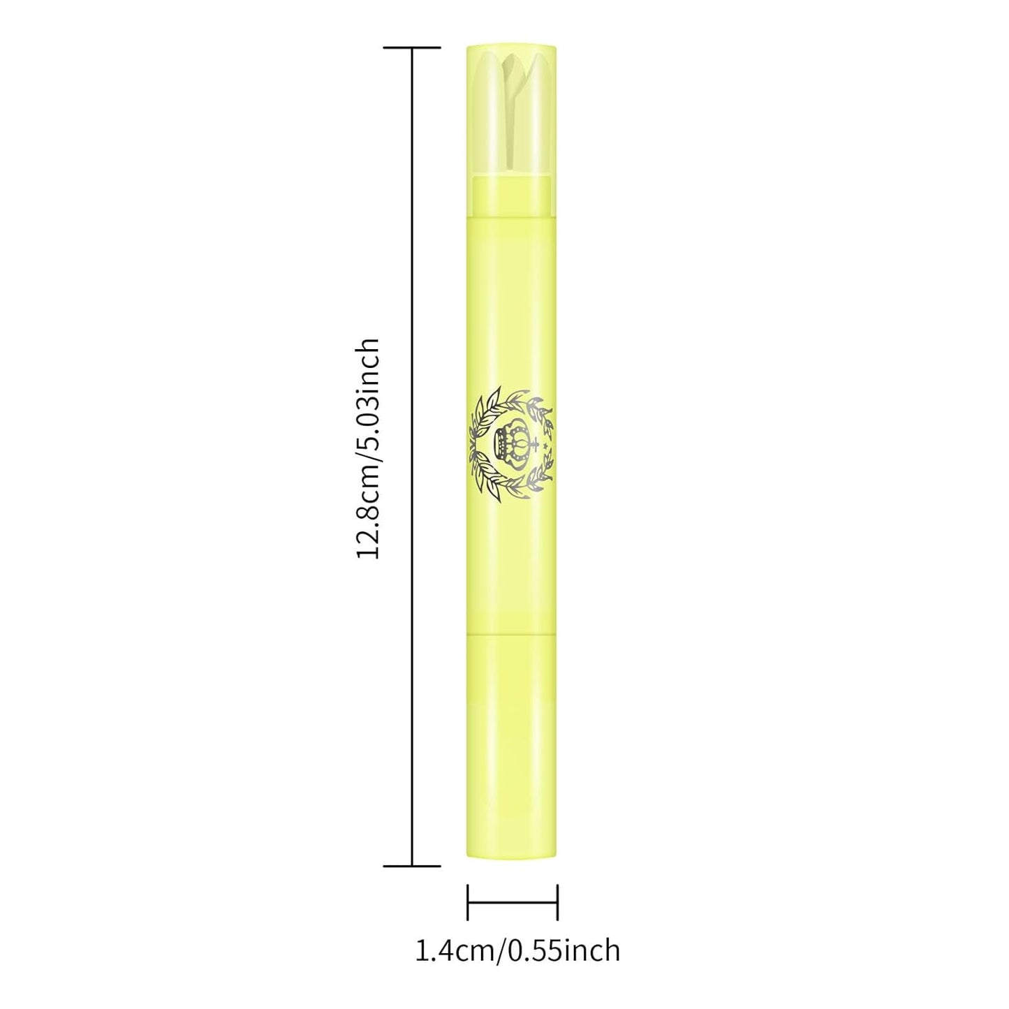 Nail Polish Remover Corrector Pen Set - 4pcs with 3 Cotton Tip Refills | Cuticle Cleaning Tool for DIY Manicure