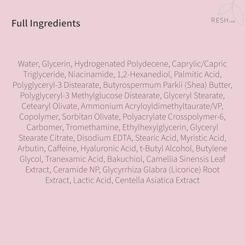 Resh Lab Caffeine Eye Cream for Dark Circles, Puffiness & Fine Lines - 20ml