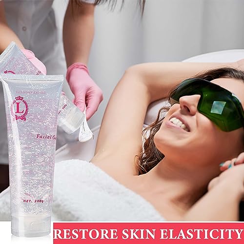 Cooling Gel for Laser Hair Removal - Facial & Body Skin Care, Gentle & Moisturizing