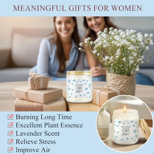 Starfish Ocean Gift Set for Women - 6-Piece Beach Themed Birthday Gift Box