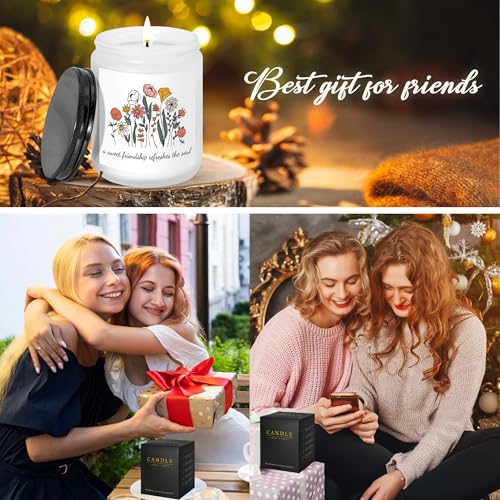 Christian Lavender Soy Candle for Friendship Gifts - 7oz