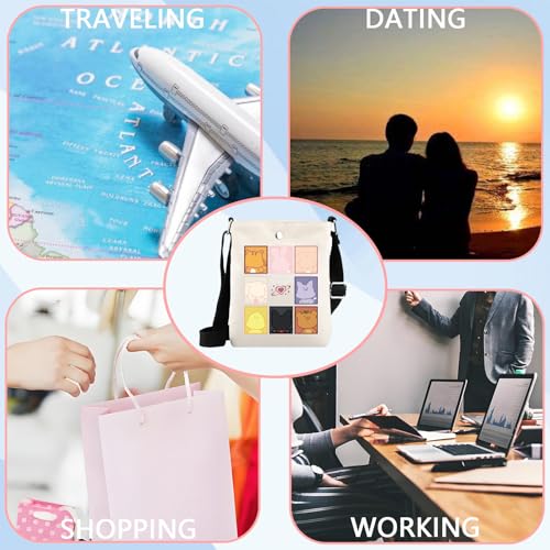 Korean Music Group Canvas Tote Bag - Reusable Shopping & Travel Bag