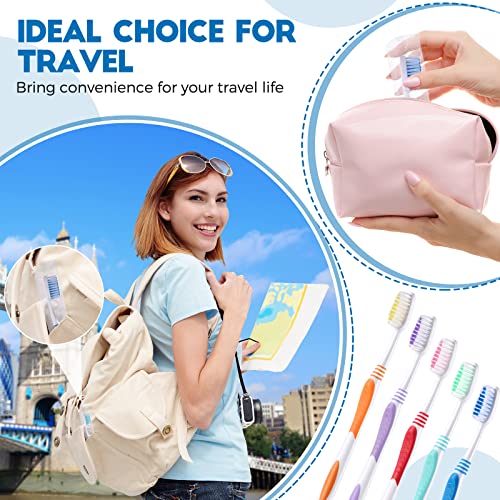 Newtay 100-Pack Individually Wrapped Disposable Manual Toothbrushes Bulk