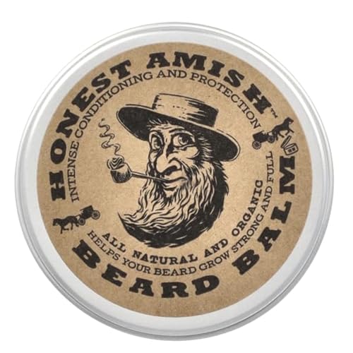 Honest Amish Beard Balm - Natural Leave-in Conditioner 2oz