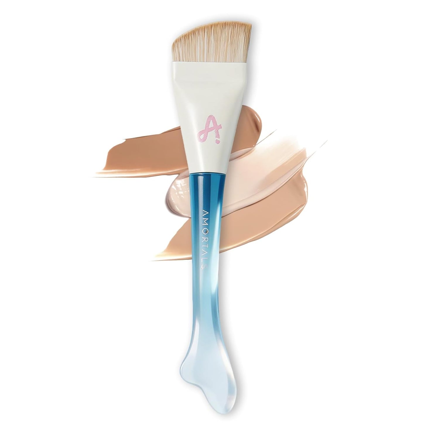 Ultra-Thin Flat Foundation Brush - Professional Makeup Tool for Liquid & Cream | Streak-Free Blending, Soft Synthetic Bristles