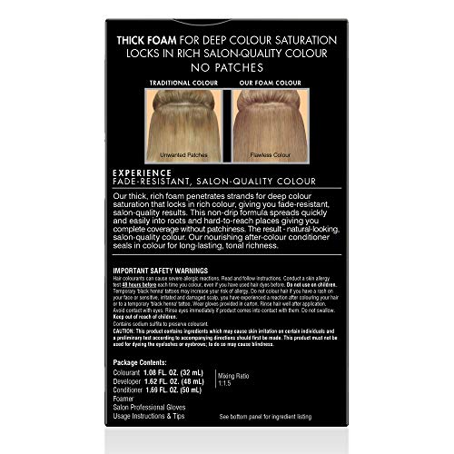 John Frieda Precision Foam Colour 8N - Medium Natural Blonde, 1 Application