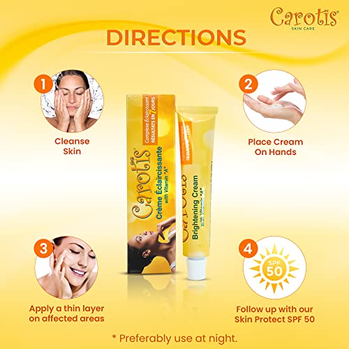 CAROTÏS Skin Brightening Cream - 1 oz for Face & Body