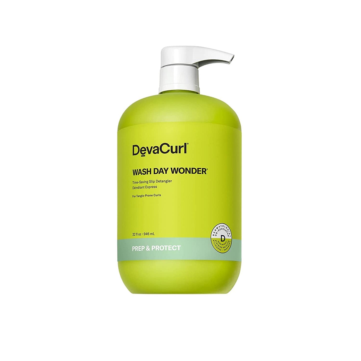 DevaCurl Wash Day Wonder Detangler - Time-Saving Tangle-Release Complex | No Buildup Formula