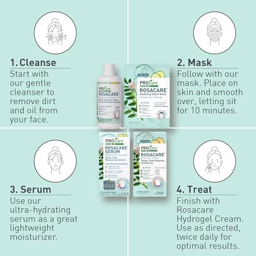 PROcure Rosacare Gentle Cream Cleanser with Hyaluronic Acid