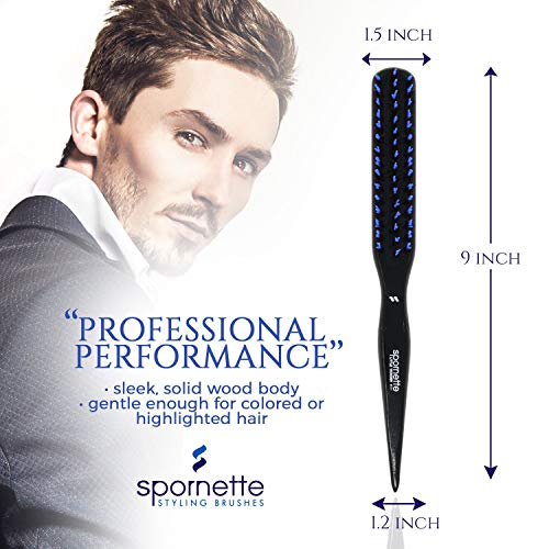 Spornette Little Wonder Boar Bristle Hair Brush - Teasing & Smoothing