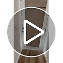 RYB HOME 100% Blackout Linen Door Curtain - Easy Install, Black, 36"